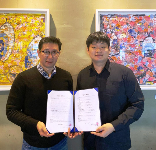 비즈모델라인 김재형 대표(왼쪽),에임스 최성훈 대표(오른쪽)